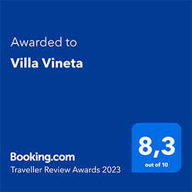 Awarded to Villa Vineta